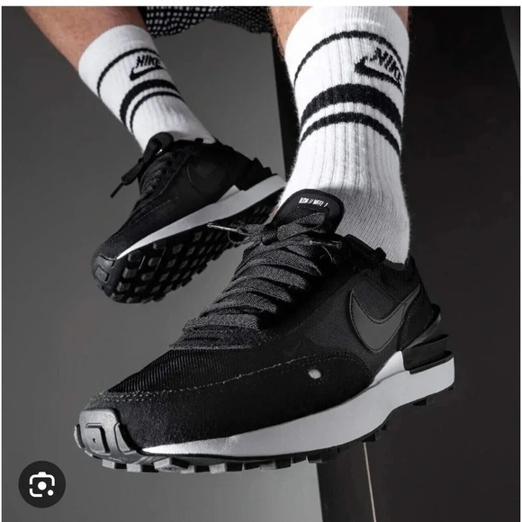 Nike Waffle One Black and White Men’s  size 8 - Picture 13 of 15